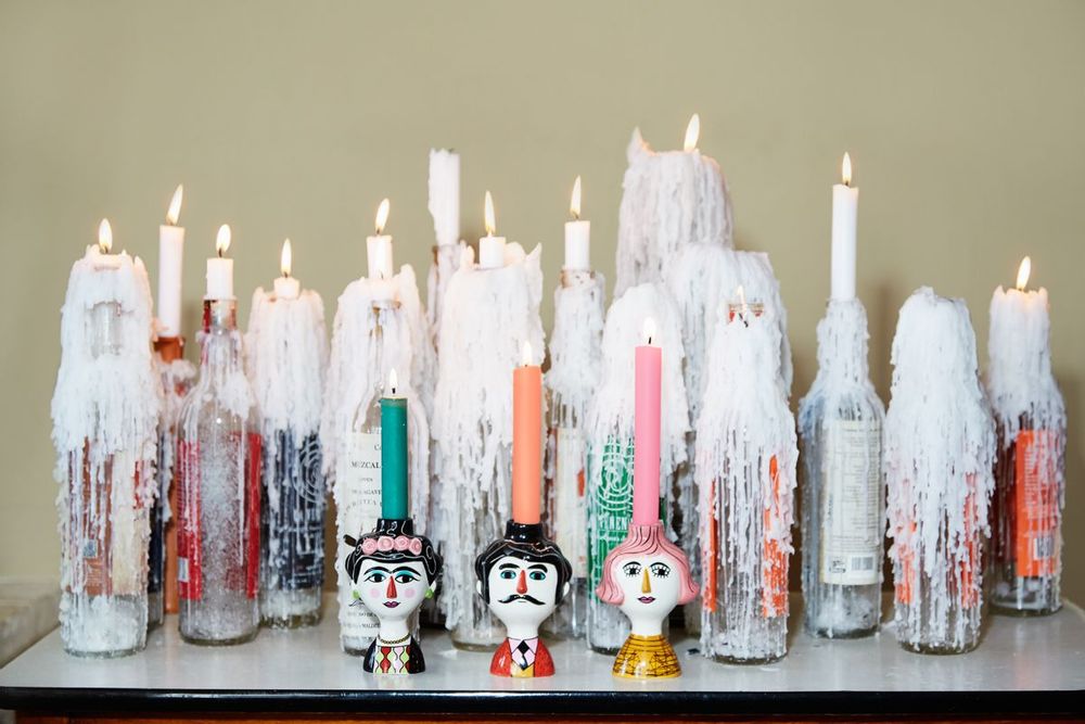Objets de décoration - Bougeoir Carlos, Conchita & Marisol - KITSCH KITCHEN