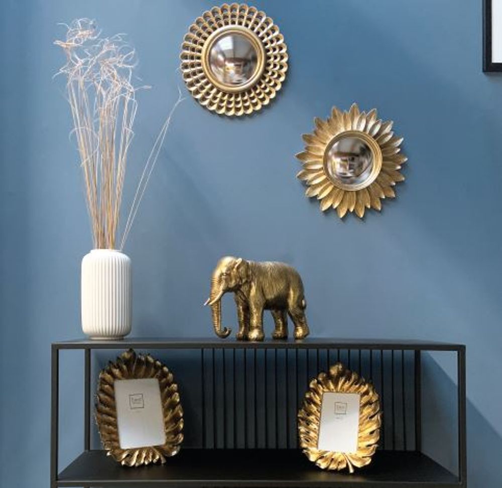 Objets de décoration - STATUE ELEPHANT DORE 28X11X20CM - EMDE