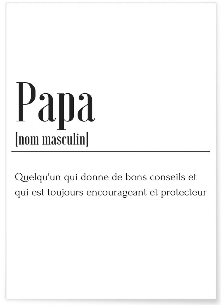 Poster - POSTERS DEFINITIONS FAMILY - L'AFFICHERIE