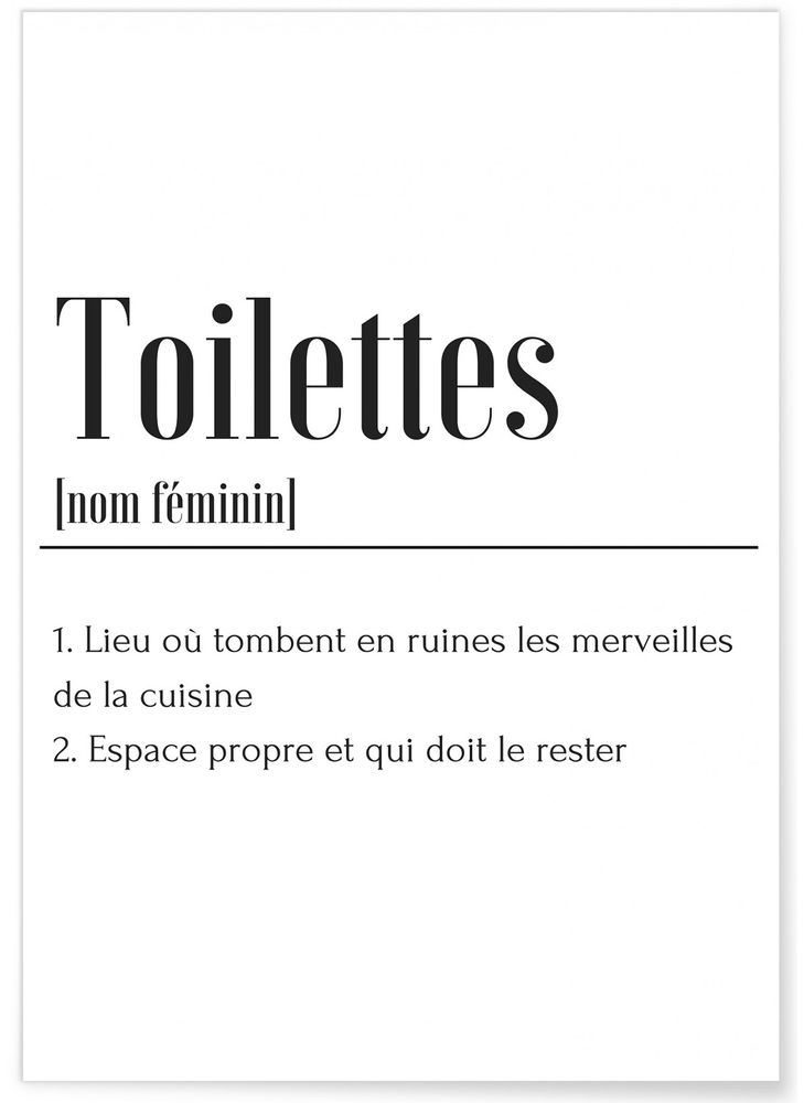 Affiches - AFFICHES DÉFINITIONS PIÈCES DE LA MAISON - L'AFFICHERIE