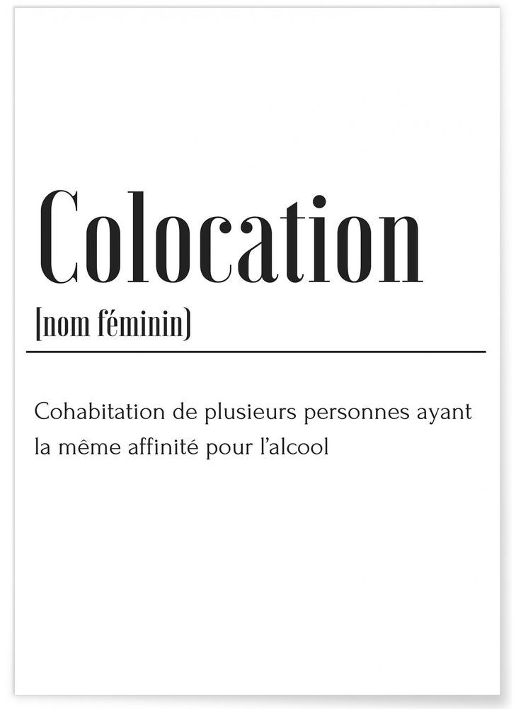 Affiches - AFFICHES DÉFINITIONS PIÈCES DE LA MAISON - L'AFFICHERIE