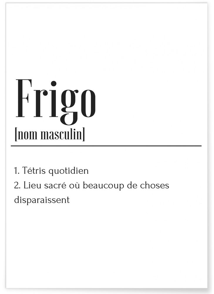Affiches - AFFICHES DÉFINITIONS PIÈCES DE LA MAISON - L'AFFICHERIE