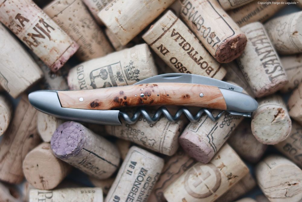 Cadeaux - Sommelier en bois précieux et matériaux naturels - FORGE DE LAGUIOLE