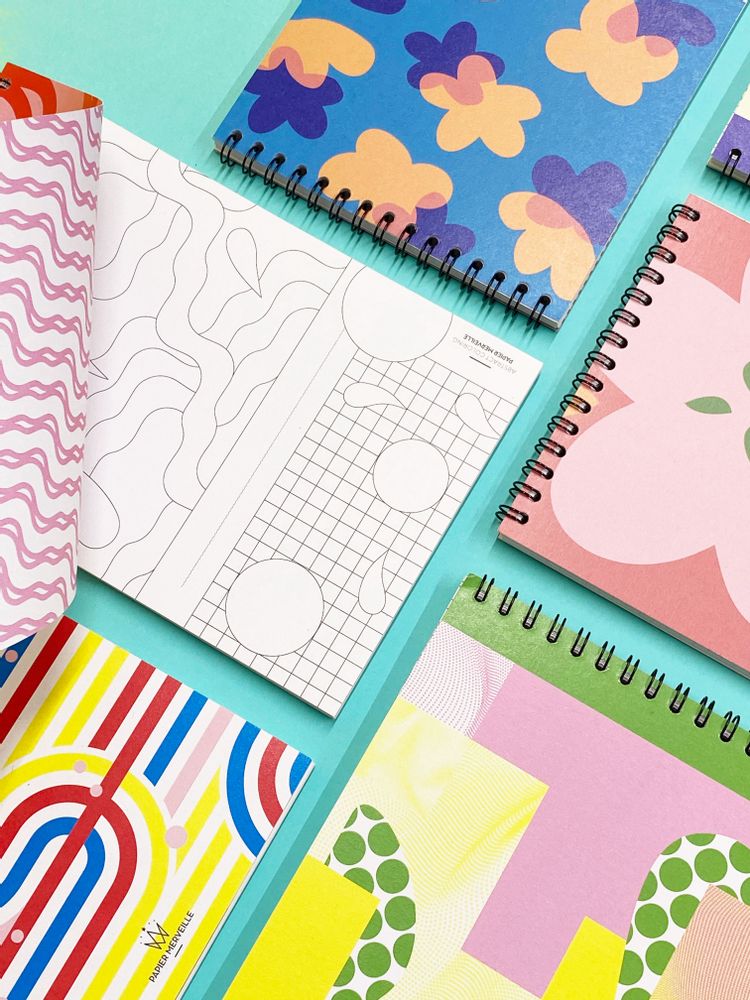 Stationery - NOTEBOOK UPCYCLING - PAPIER MERVEILLE