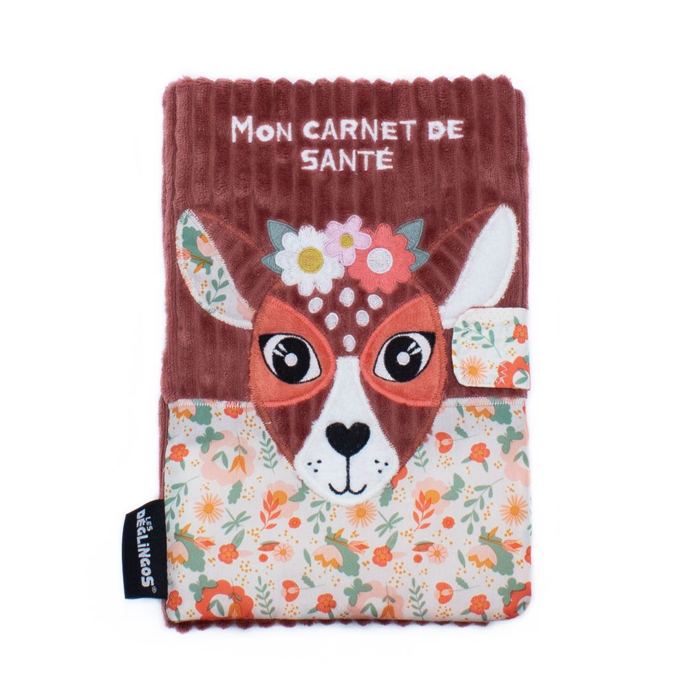 Childcare accessories - Health Book Cover Jelekros the Lion - DEGLINGOS