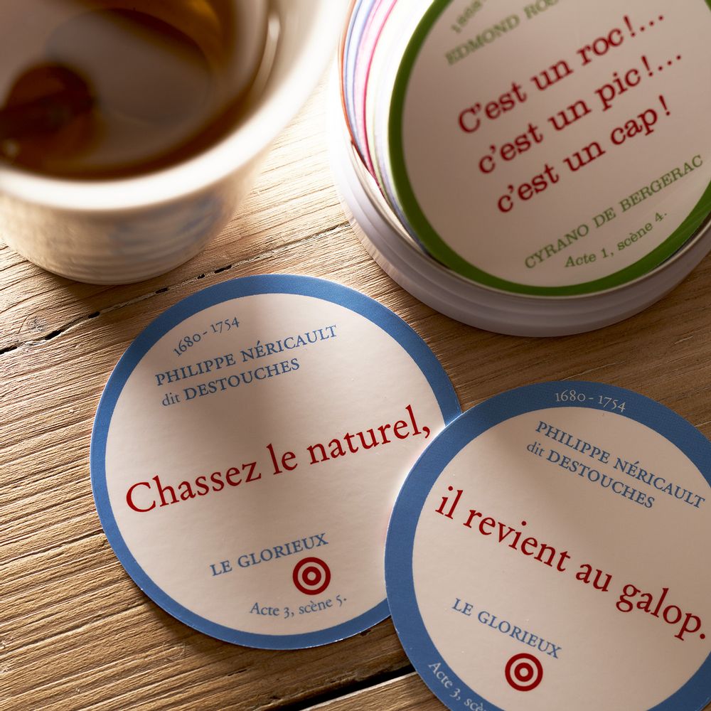 Children's games - THE FAMOUS TIRADES/In partnership with COMEDY FRANÇAISE - card game - LILY POULE