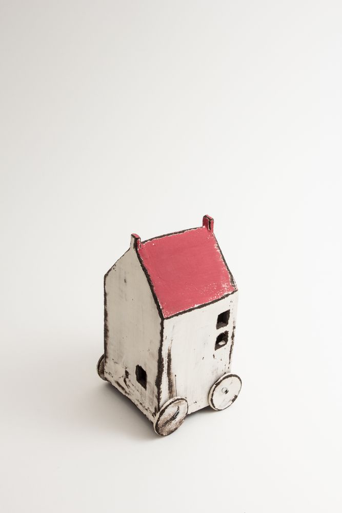 Objets design - Maison sur roulettes - BÉRANGÈRE CÉRAMIQUES