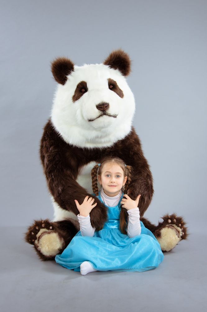 Pièces uniques - Peluche Ours Panda. étalage - KATERINA MAKOGON
