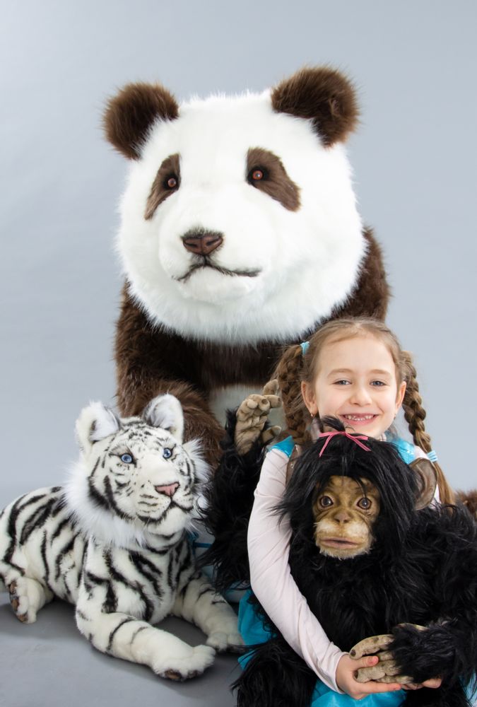 Pièces uniques - Peluche Ours Panda. étalage - KATERINA MAKOGON