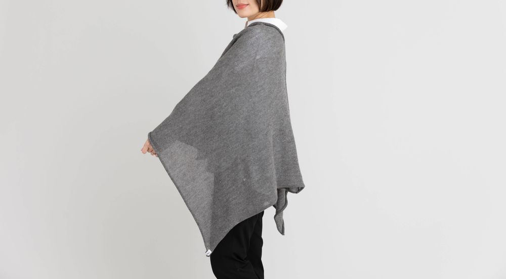 Apparel - ELEGANCE Poncho - T'RU SUSTAINABLE HANDMADE