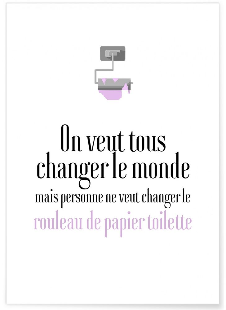 Affiches - AFFICHES TOILETTES - SALLE DE BAIN - L'AFFICHERIE