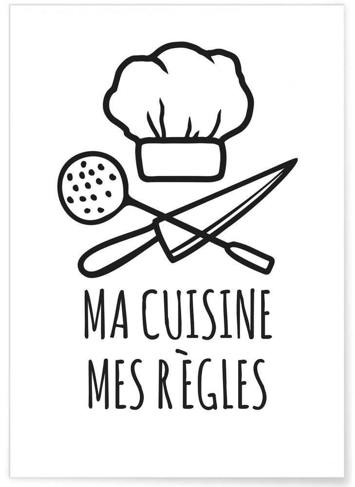 Meubles de cuisines  - AFFICHES CUISINE - L'AFFICHERIE