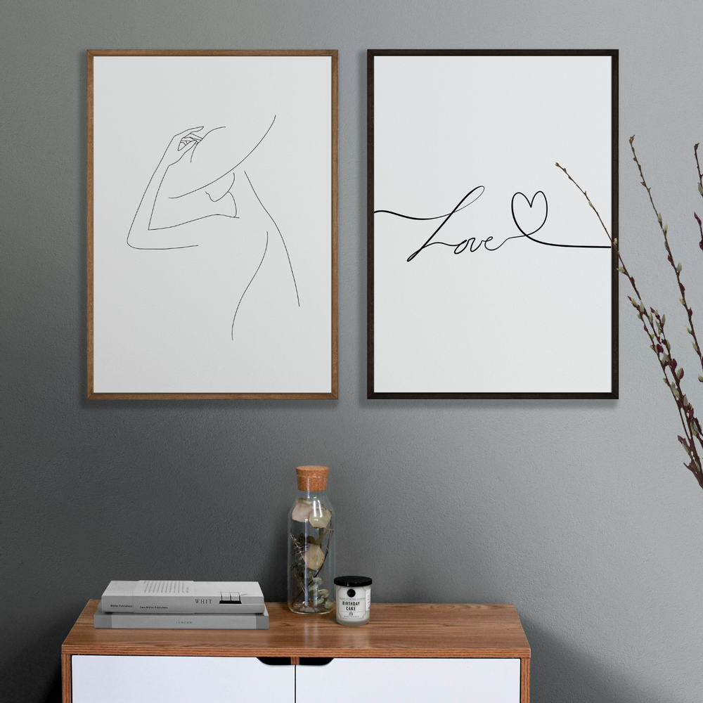 Affiches - AFFICHES LINE ART - L'AFFICHERIE
