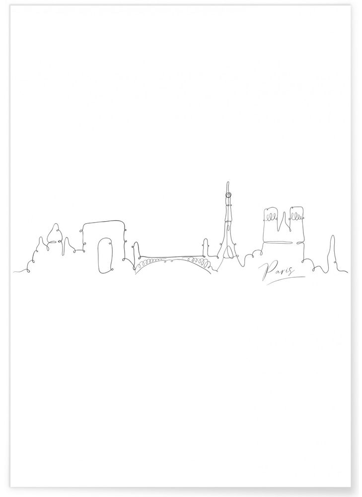 Affiches - AFFICHES LINE ART - L'AFFICHERIE