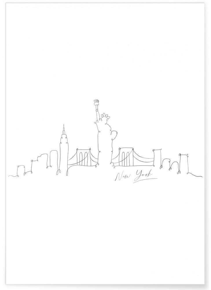 Affiches - AFFICHES LINE ART - L'AFFICHERIE