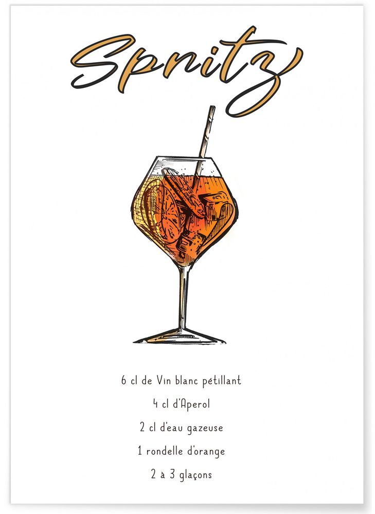Kitchens furniture - COCKTAIL POSTERS - L'AFFICHERIE