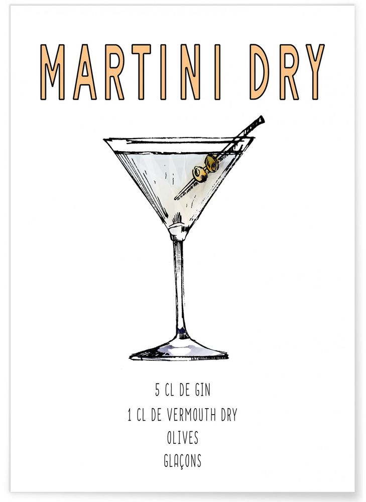 Kitchens furniture - COCKTAIL POSTERS - L'AFFICHERIE