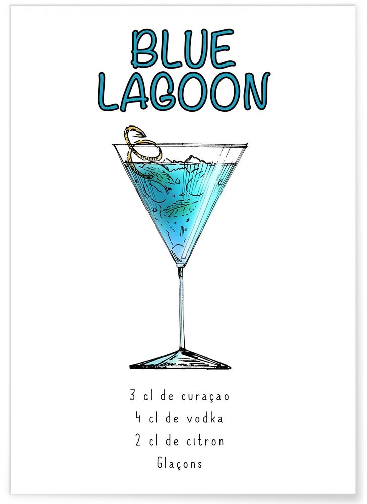 Kitchens furniture - COCKTAIL POSTERS - L'AFFICHERIE
