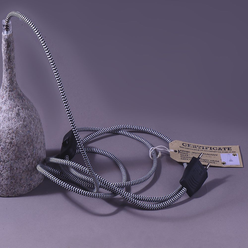 Decorative objects - Lighting: monobloc suspension made of paper market - model Baladeuse “VICTOIRE” - MARIE TALALAEFF