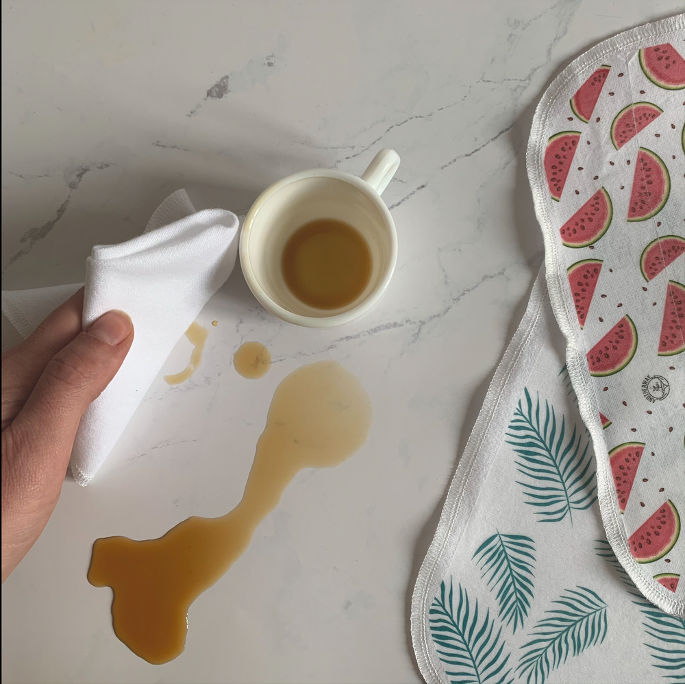 Kitchen linens - Washable and reusable paper towels - ANOTHERWAY
