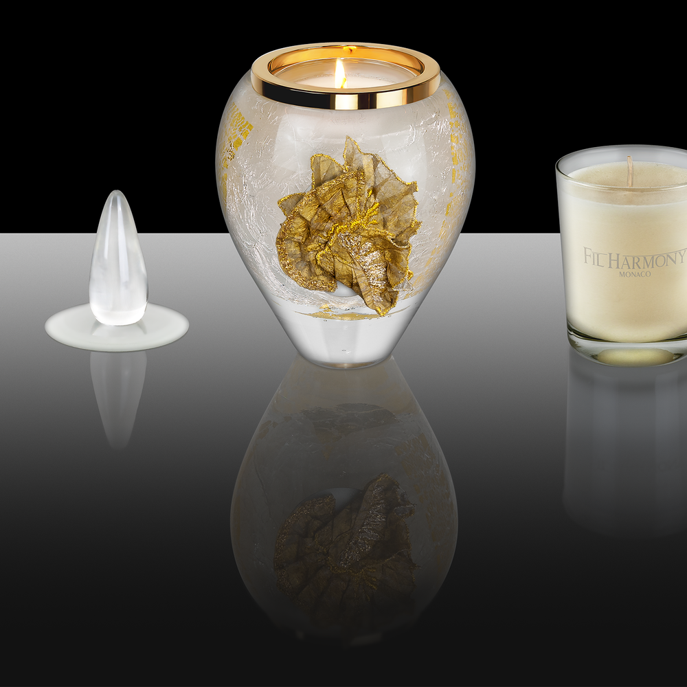 Objets personnalisables - Pôt à bougie MARQUISE - FIL-HARMONY