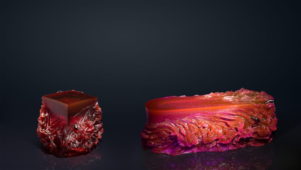 Sculptures, statuettes et miniatures - Materiality Vol. 3 Banc par Eduard Locota, Verre Acrylique/Sculpture Résine - LO CONTEMPORARY
