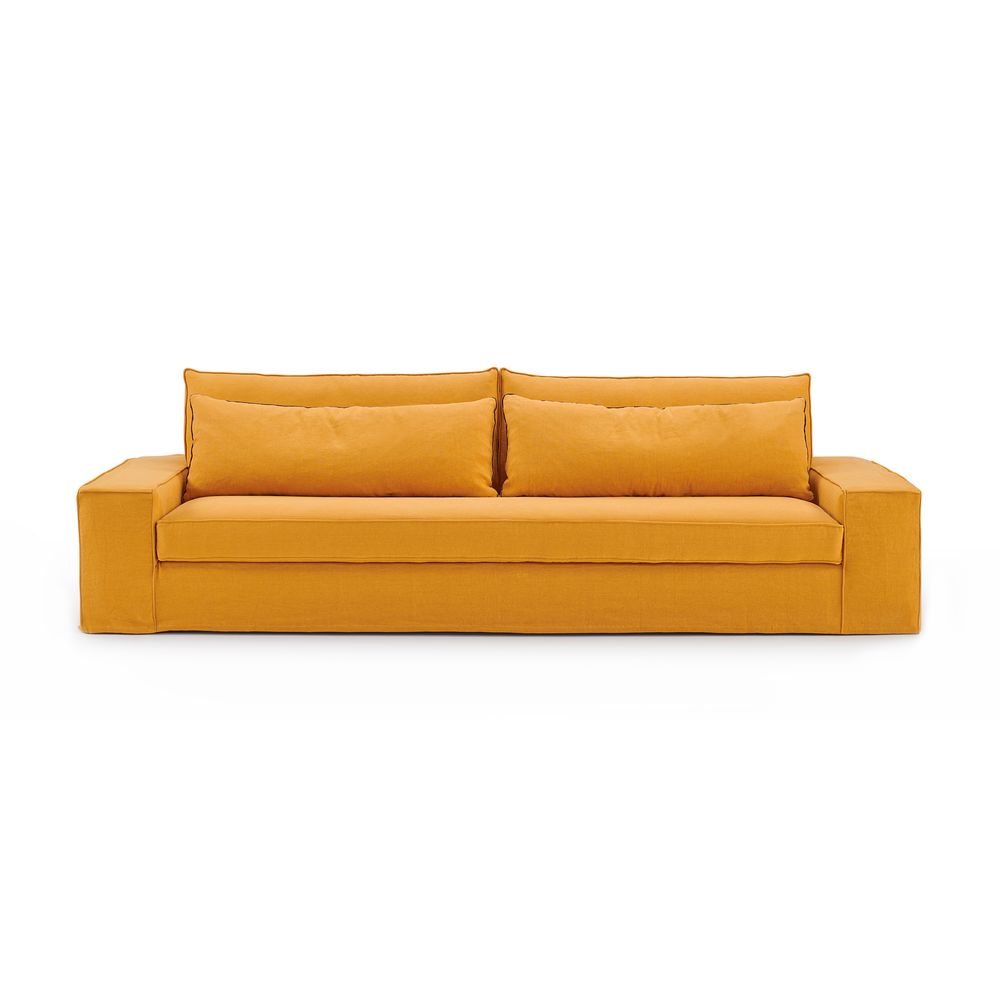 Objets personnalisables - Canapé composable Cocoon orange - SOFAREV