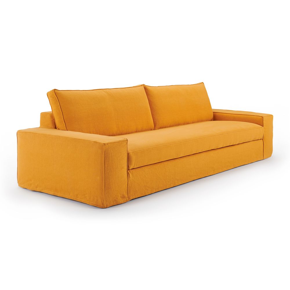 Objets personnalisables - Canapé composable Cocoon orange - SOFAREV