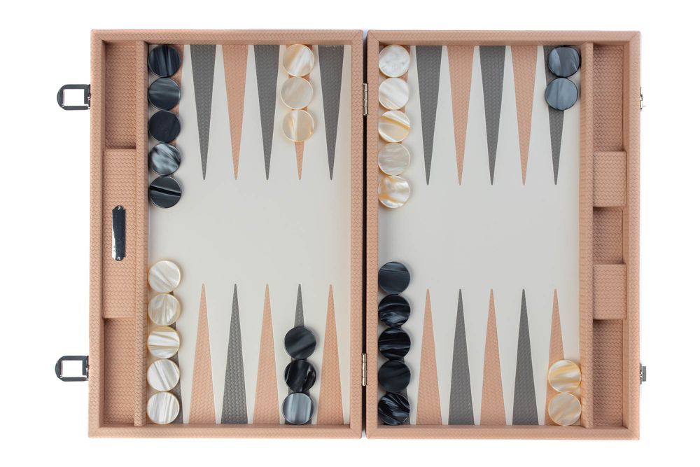Leather goods - Backgammon large I Couture Leather - HECTOR SAXE PARIS DEPUIS 1978