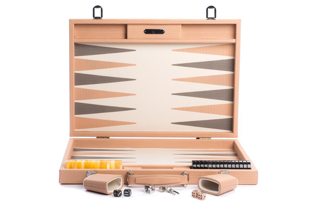 Leather goods - Backgammon competition I Couture Leather - HECTOR SAXE PARIS DEPUIS 1978