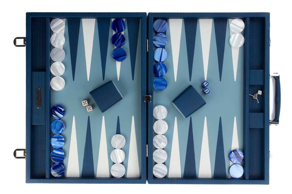 Leather goods - Backgammon competition I Couture Leather - HECTOR SAXE PARIS DEPUIS 1978