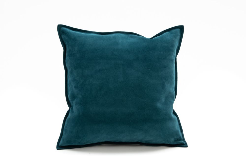 Coussins textile - Coussin cuir suédé double face. - MAISON YAK