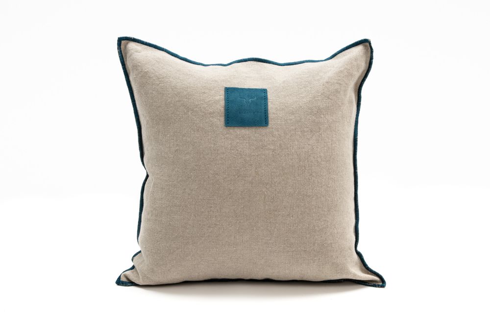 Fabric cushions - Raw linen cushion - MAISON YAK
