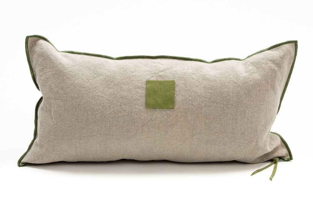 Fabric cushions - Raw linen cushion - MAISON YAK