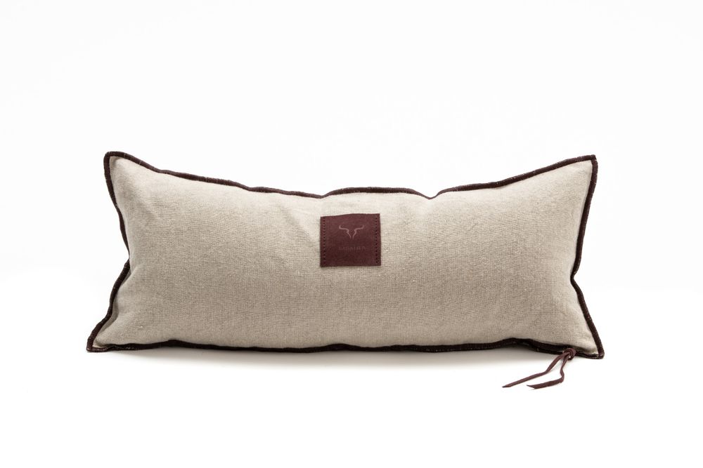 Fabric cushions - Raw linen cushion - MAISON YAK