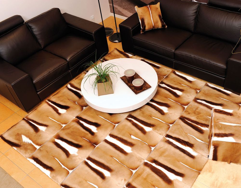 Tapis sur-mesure - Tapis naturel en peau de springbok - TERGUS