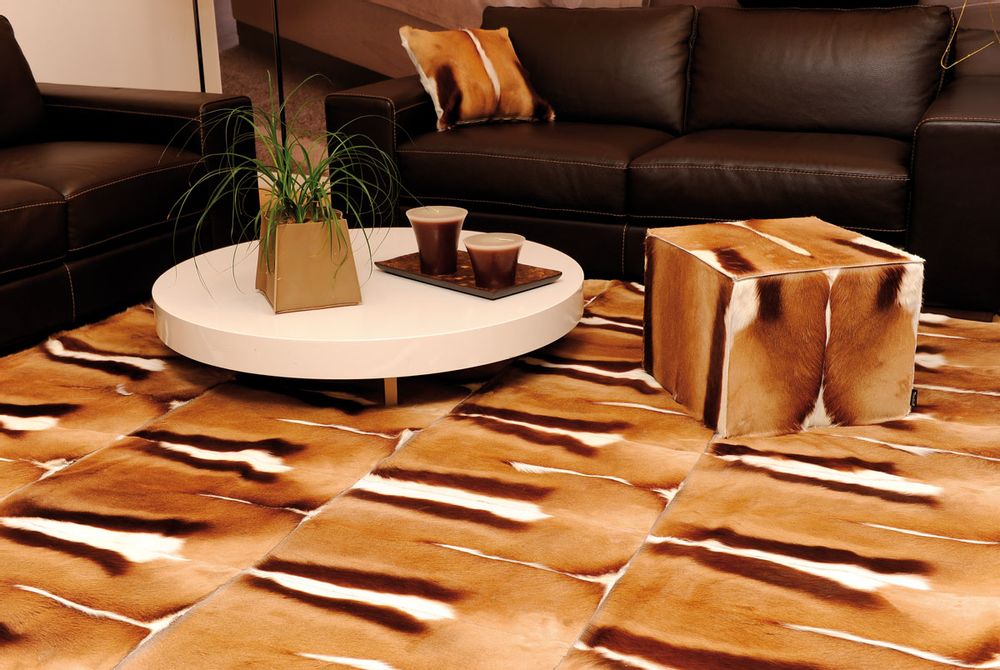 Tapis sur-mesure - Tapis naturel en peau de springbok - TERGUS