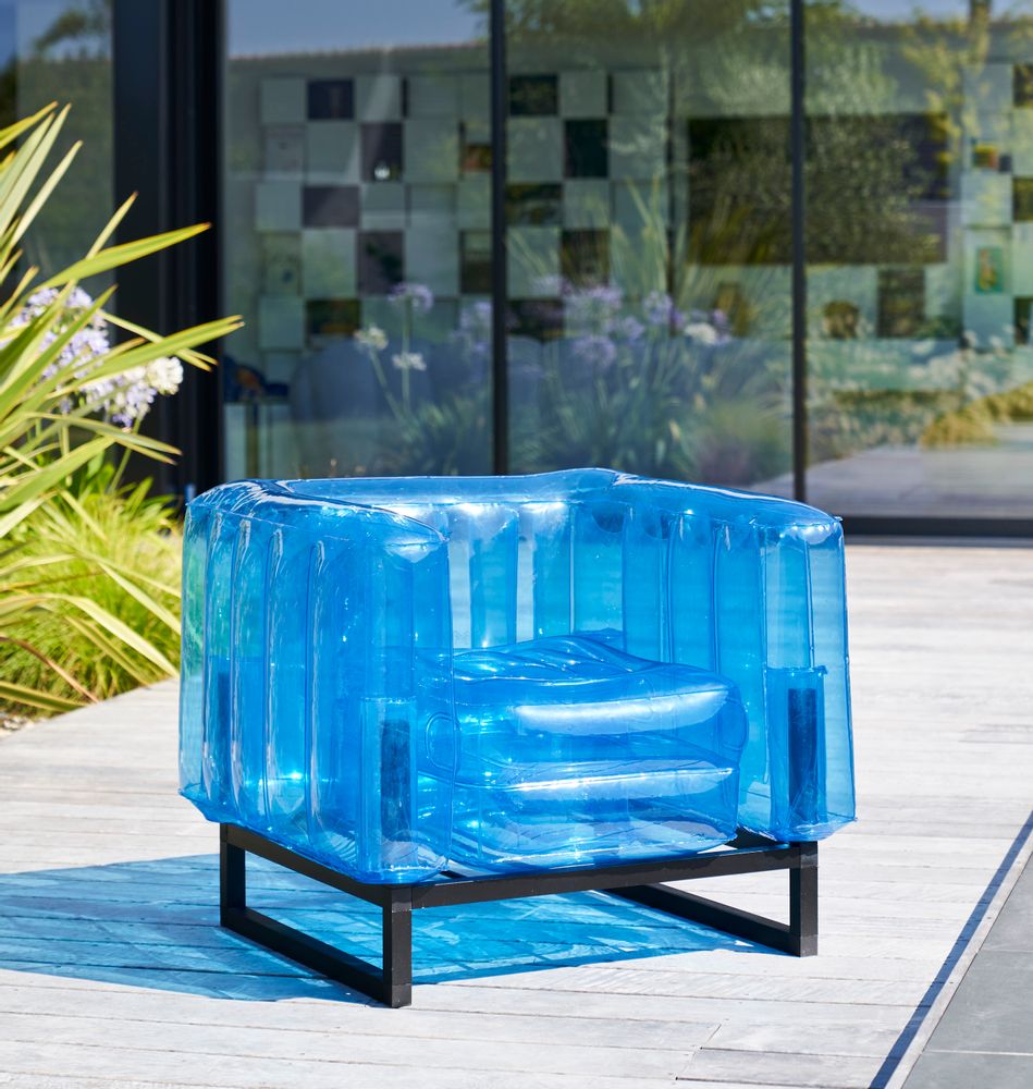 Lawn armchairs - YOMI| Armchair - Blue - MW DESIGNER FURNITURE