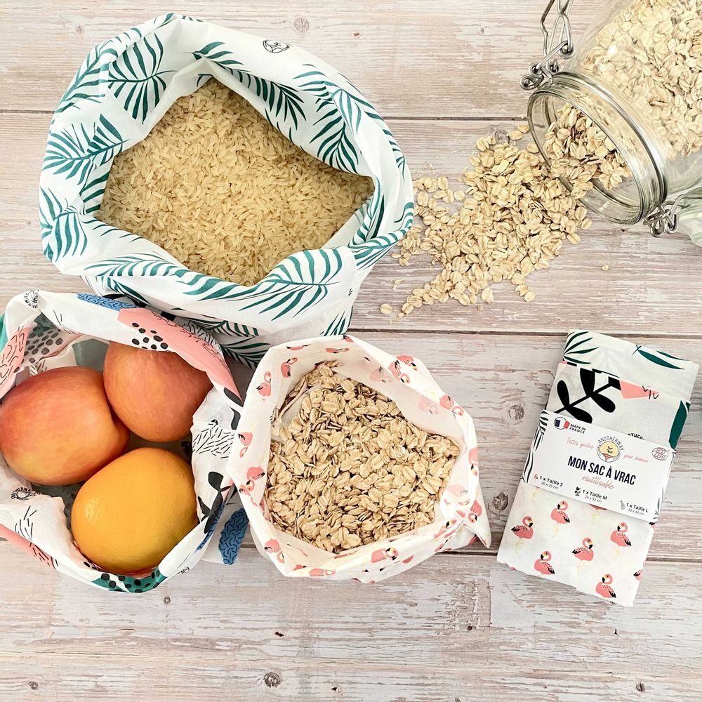 Food storage - Cloth Bulk Bags - ANOTHERWAY