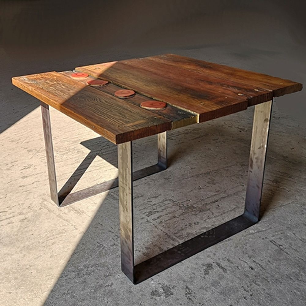 Dining Tables - Table model  U base sustainable wooden top - LIVING MEDITERANEO