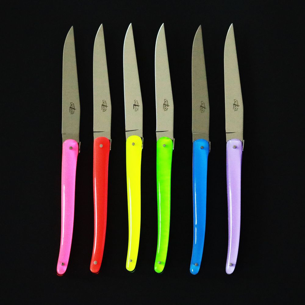 Cadeaux - Couteaux de table Jean-Michel Wilmotte, coffret de 6 - FORGE DE LAGUIOLE