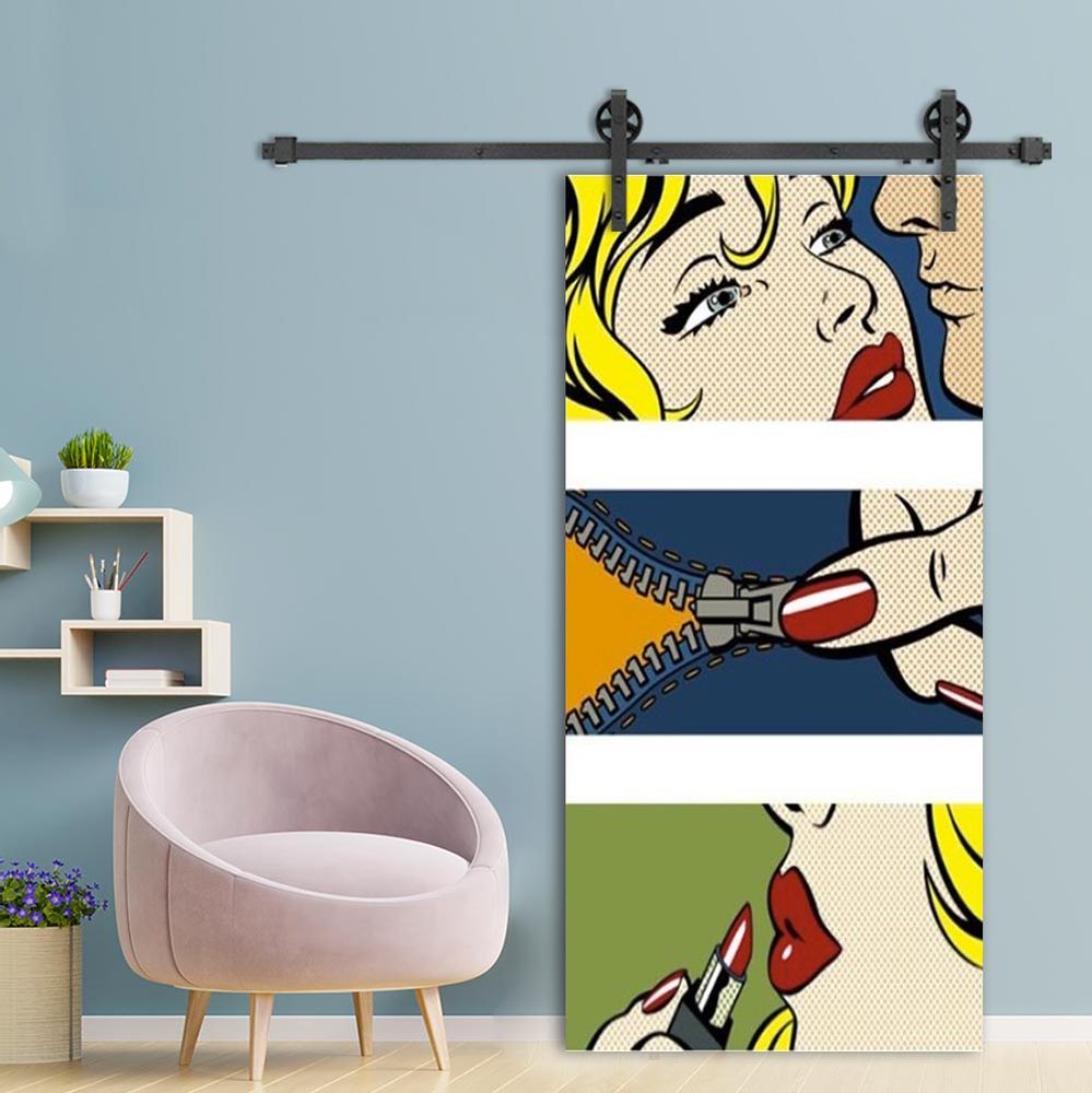 Bibliothèques - Porte Pop'Art Couleurs - SESAME OUVRE-TOI