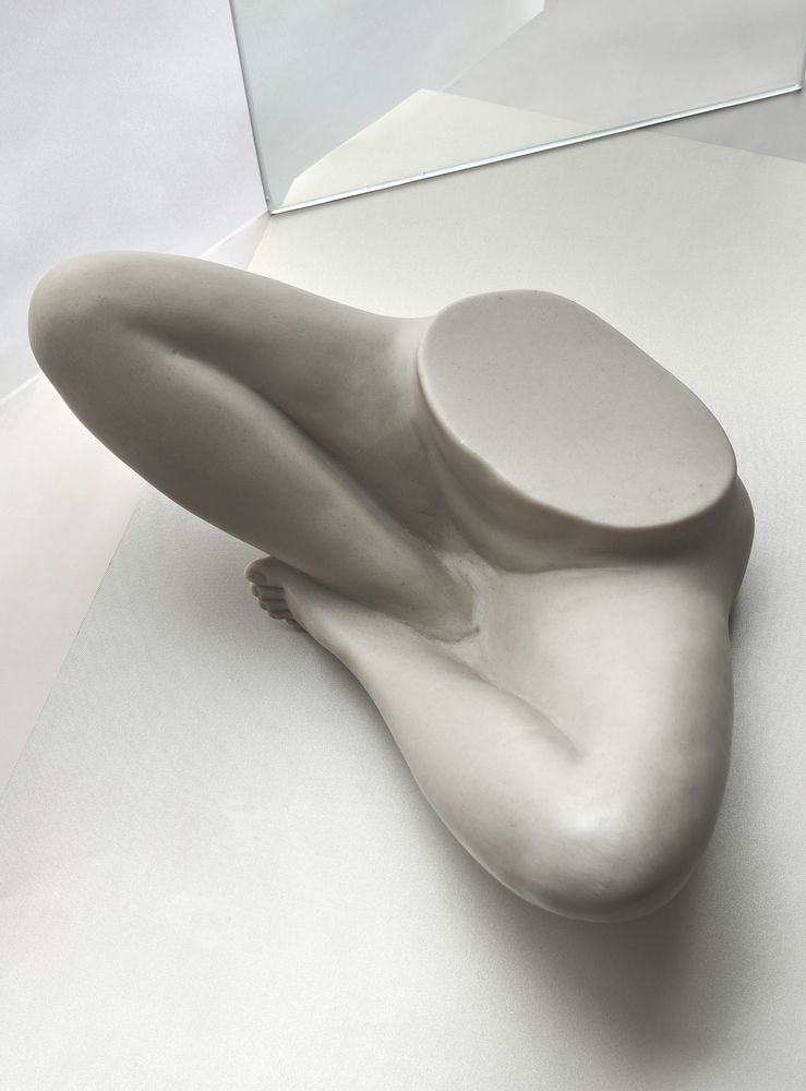 Sculptures, statuettes and miniatures - Sukhasana Sculpture by Marcela Cure - MARCELA CURE