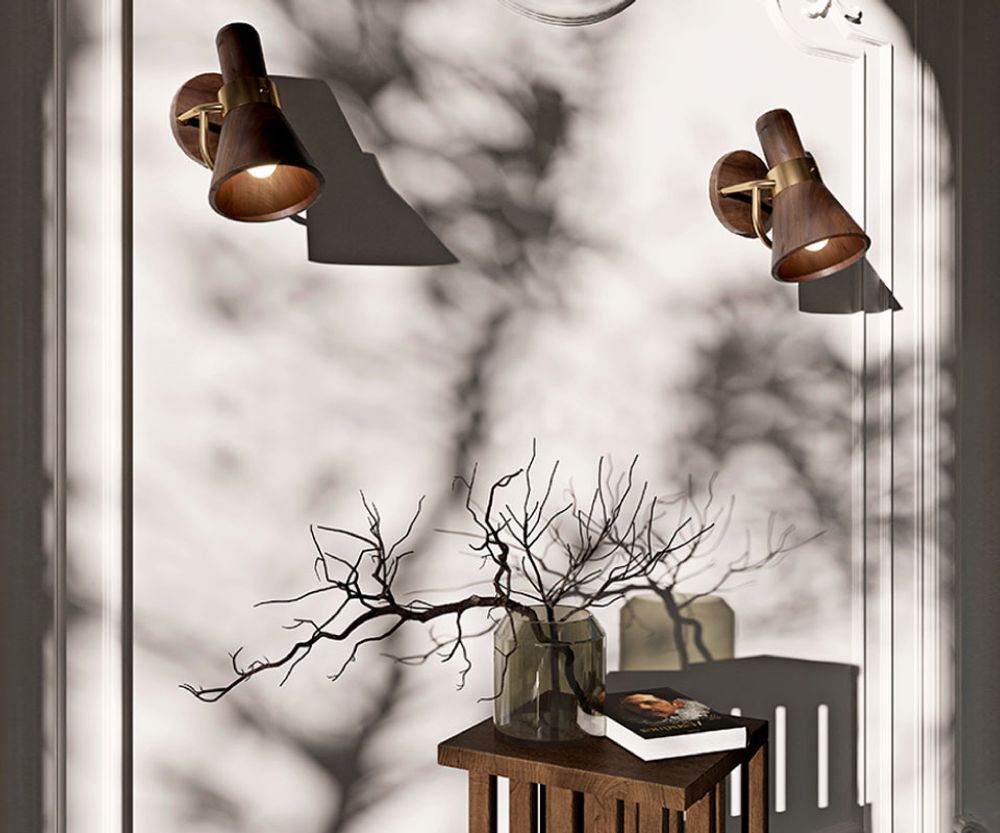 Ceiling lights - Humphry Wall Lamp - WOOD TAILORS CLUB
