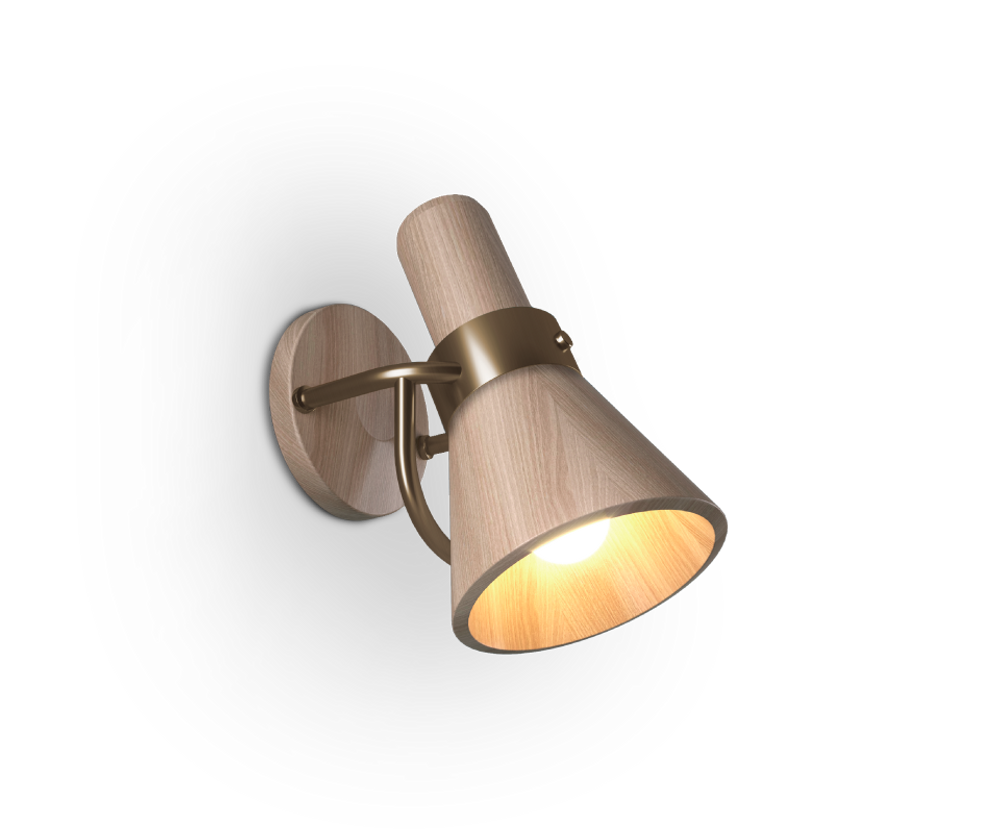 Ceiling lights - Humphry Wall Lamp - WOOD TAILORS CLUB