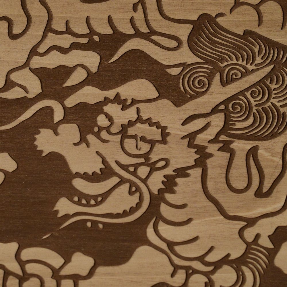 Autres décorations murales - Woodcut Artpanel / URUSHI KARAKAMI Artpanel - PRECIOUS KYOTO