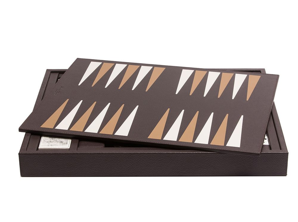 Petite maroquinerie - Coffret Multi-jeux I Cuir Buffle - HECTOR SAXE PARIS DEPUIS 1978