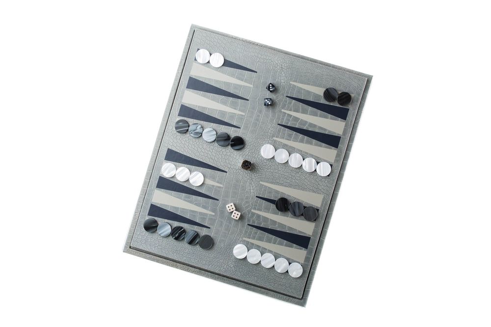 Leather goods - Multi-games Box I Alligator effect Leather - HECTOR SAXE PARIS DEPUIS 1978