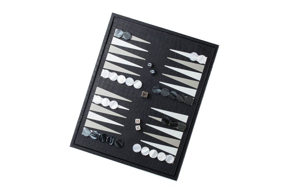Leather goods - Multi-games Box I Alligator effect Leather - HECTOR SAXE PARIS DEPUIS 1978