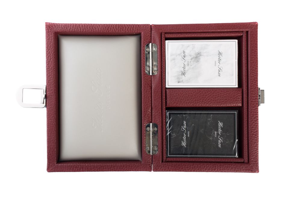 Petite maroquinerie - Coffret Cartes I Cuir Buffle - HECTOR SAXE PARIS DEPUIS 1978